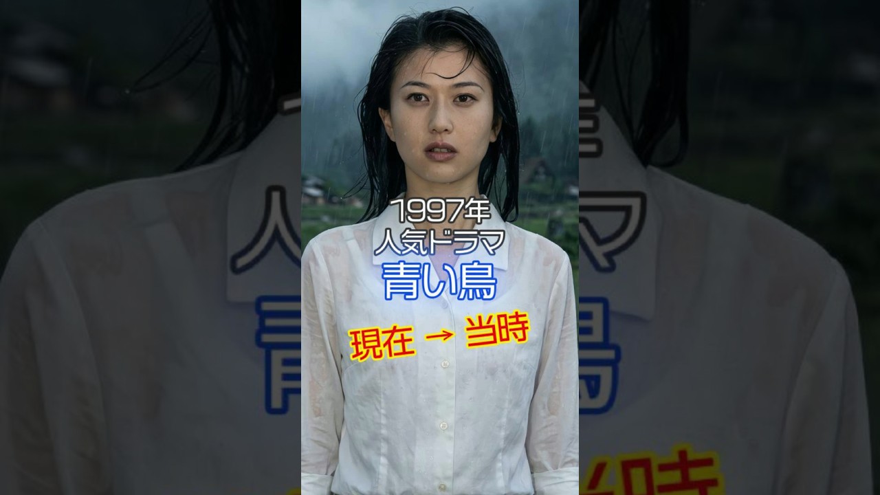 【1997年人気ドラマ】『青い鳥』キャストの今と昔【2026現在】 #今と昔 #ドラマ #若い頃