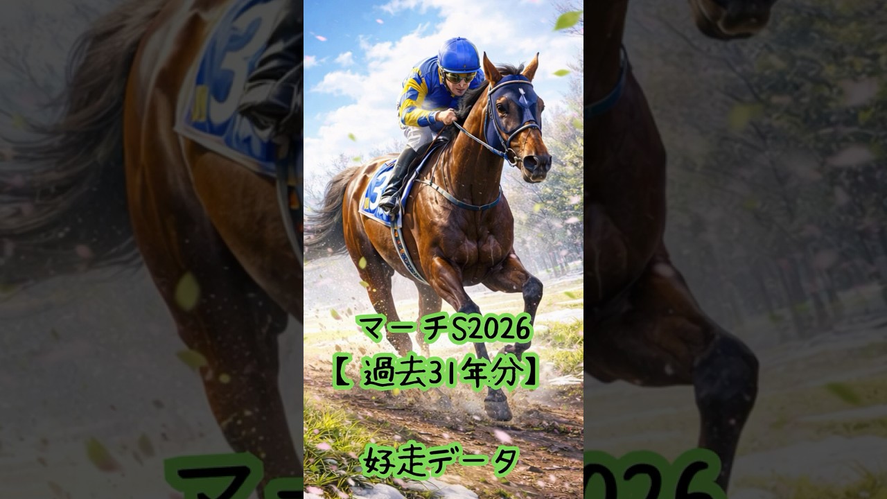 【過去31年分】マーチステークス2026【厳選データ予想】 #競馬 #マーチステークス #マーチS