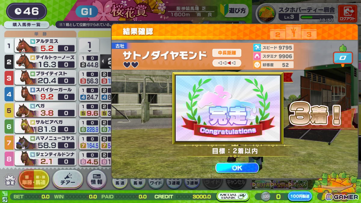 「StarHorse」シリーズの世界が遊びやすくカジュアルに！ファミリー向け競馬メダルゲーム「StarHorseParty」が稼働の画像