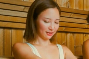 スタイル抜群！紗栄子似の31歳爆美女ギャルの水着姿が眩しい…彼氏と肩を寄せ合いサウナで汗かき密着 - TRILL