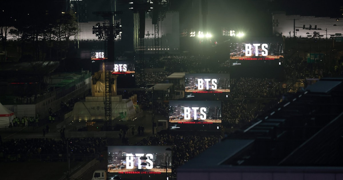 BTS復帰公演、ソウルの夜を包んだ熱気 「韓国の文化を世界に」 – 日本経済新聞 BTS復帰公演、ソウルの夜を包んだ熱気 「韓国の文化を世界に」 - 日本経済新聞