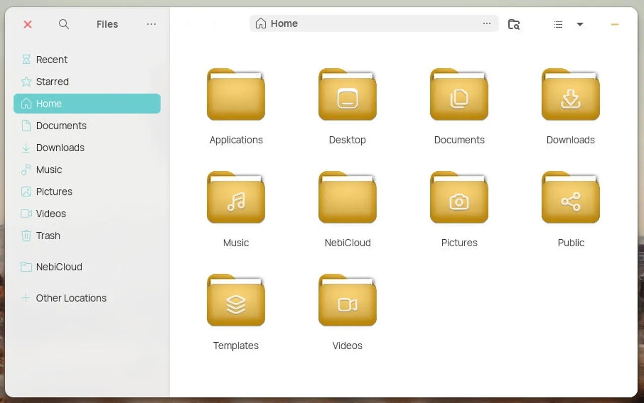 ウインドウコントロールボダンは分かれている（提供：Jack Wallen/ZDNET）