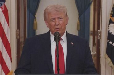 トランプ大統領 国民に向けテレビ演説　対イラン軍事作戦「圧倒的勝利」