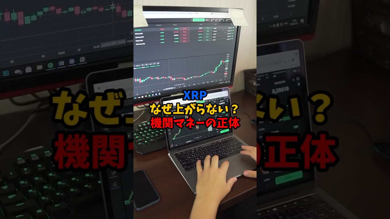 XRPなぜ上がらない?機関マネーの正体#XRP #リップル #仮想通貨 #暗号資産 #仮想通貨ニュース #XRP分析 #Crypto #投資 #ショート動画