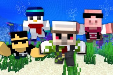 泳ぎだけでエンドラ討伐！【マイクラ】