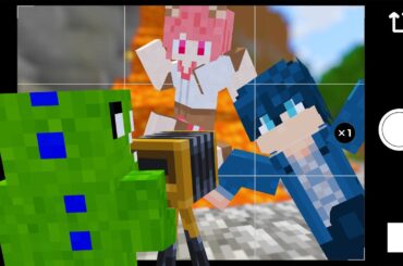 カメラを向けられたらポーズを決めろ！【マインクラフト】