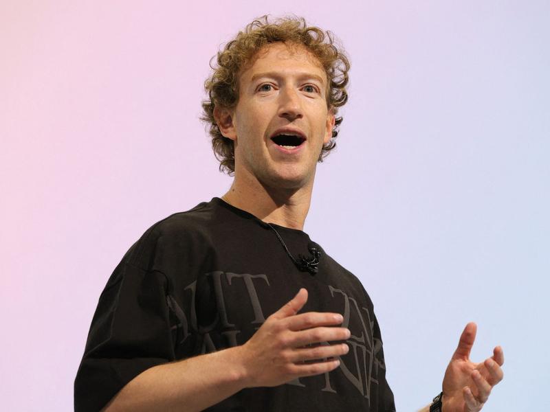 メタのCEO、マーク・ザッカーバーグ。
