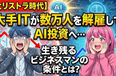 【大リストラ時代】大手ITが数万人を解雇してAI投資へ…生き残るビジネスマンの条件とは？