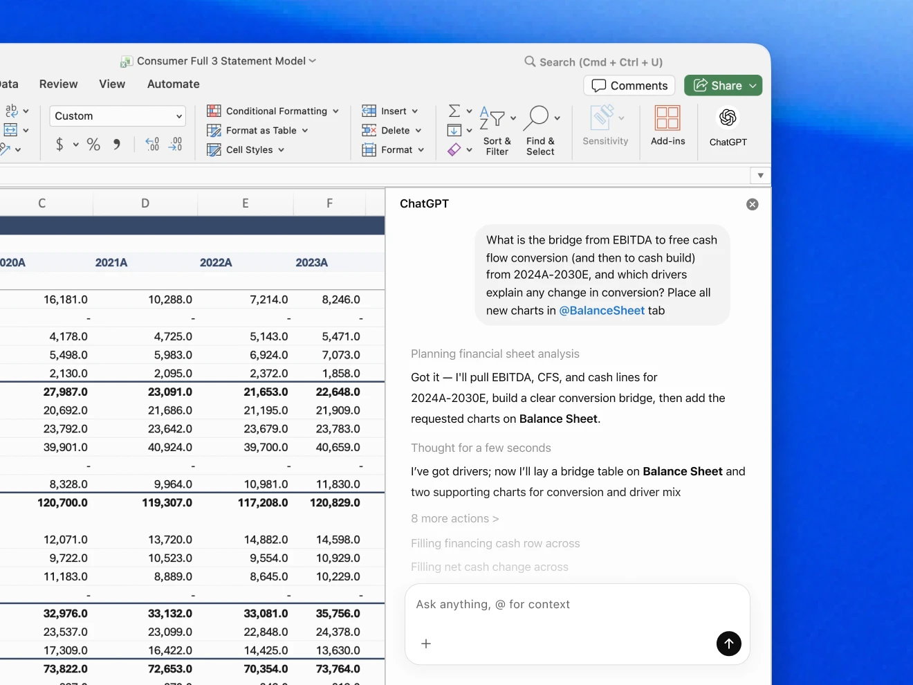 OpenAI、「ChatGPT for Excel」を発表 ~「Google スプレッドシート」用も間もなく登場 OpenAI、「ChatGPT for Excel」を発表 ~「Google スプレッドシート」用も間もなく登場