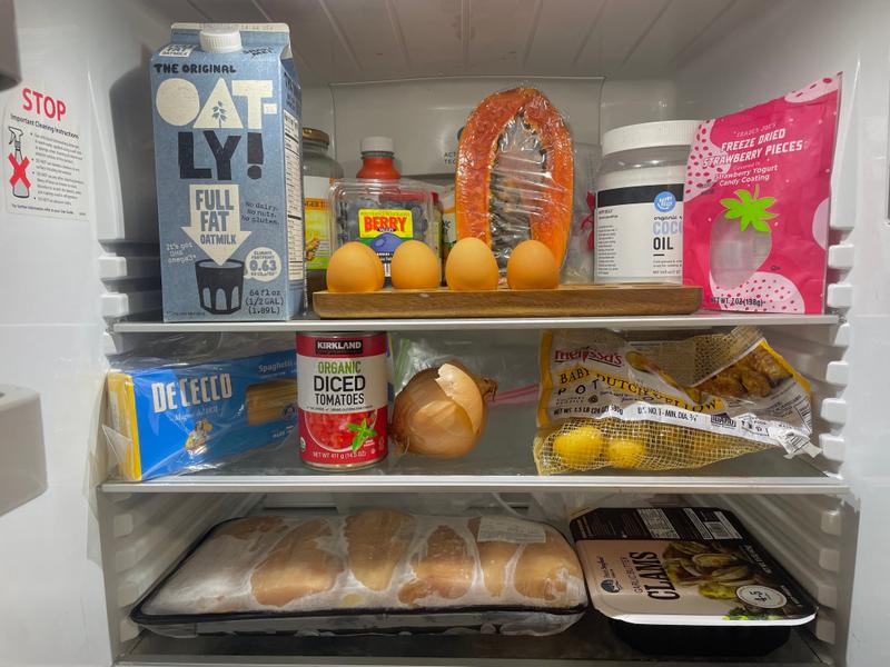 Food in fridge