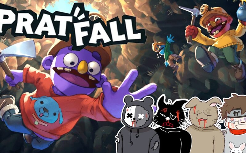 【4人実況】あまりに鬼畜な大事故だらけの穴掘りゲーム『Pratfall』