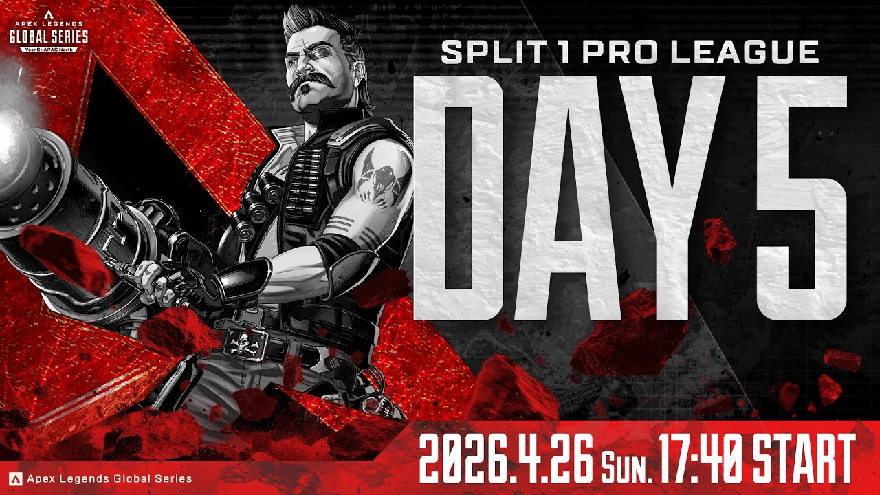 Apex Legends Global Series Year 6：Split 1 【APAC North Pro League Day 5】
