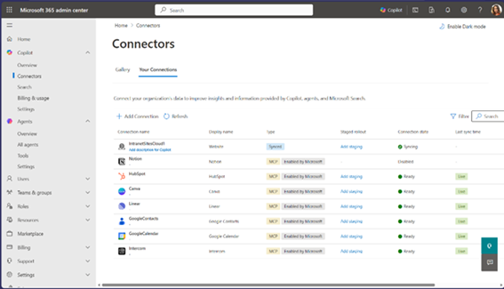 フェデレーション Copilot コネクタ