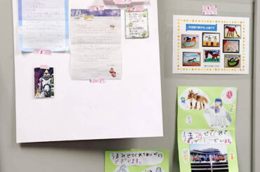 誘導馬宛に届いたたくさんの手紙