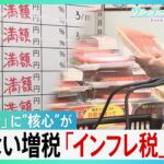 物価高が引き起こす見えない増税「インフレ税」とは?歴史的賃上げラッシュ・「税率区分」に“核心”が 【サンデーモーニング】(TBS NEWS DIG Powered by JNN)
