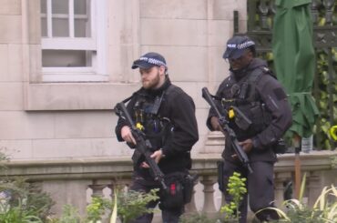 ロンドンのイスラエル大使館などが集まるエリアで多数の不審物　警察が警戒強化　投稿動画には「イスラエル大使館を標的」と主張する部分も（TBS NEWS DIG Powered by JNN）
