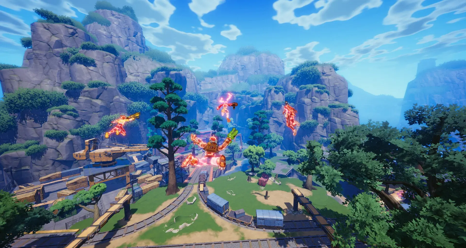 最大4人で荒廃世界を駆け巡る協力ローグライクシューター『Atomic Picnic』が30％オフのセール中。派手なエフェクトと爽快なビルド構築が魅力 | AppBank