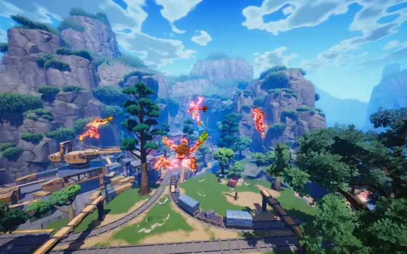最大4人で荒廃世界を駆け巡る協力ローグライクシューター『Atomic Picnic』が30％オフのセール中。派手なエフェクトと爽快なビルド構築が魅力 | AppBank