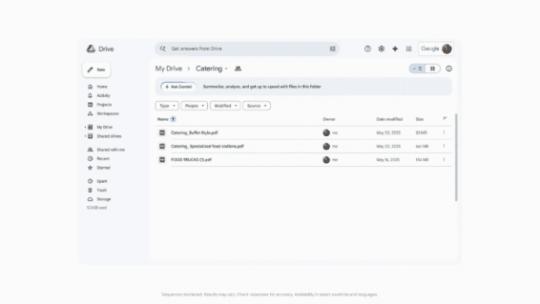 「Google ドライブ」の「Ask Gemini in Drive」機能が一般提供に ～日本語にも対応（窓の杜）