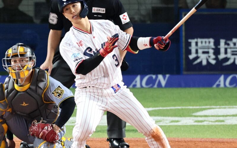 【ヤクルト】首位攻防初戦は大勝！ 連敗3で止め首位浮上 12安打10得点 今季初昇格&即スタメン内山2打点 吉村2勝目 武岡1号ソロ 赤羽2号3ラン（TBS NEWS DIG Powered by JNN）