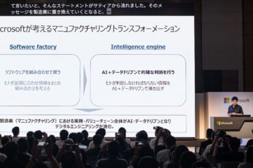 Microsoft が考えるマニュファクチャリング トランスフォーメーション