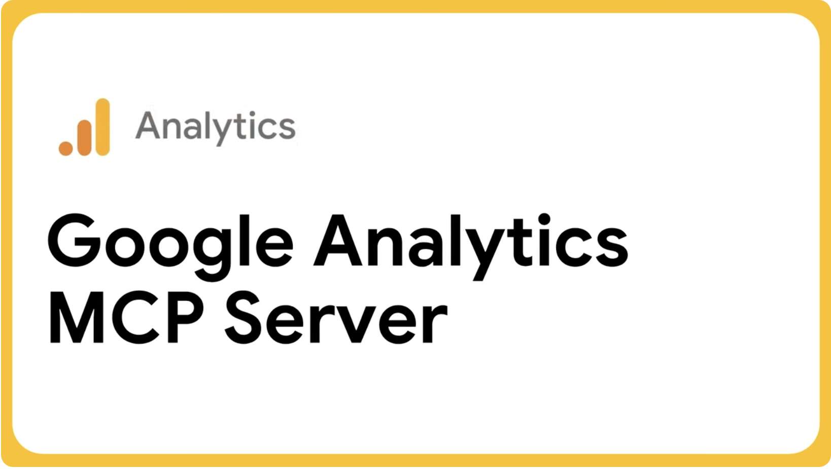 Google Analytics公式MCPサーバーとは?AI連携でGA4データを自然言語で分析 | TECH NOISY Google Analytics公式MCPサーバーとは?AI連携でGA4データを自然言語で分析 | TECH NOISY