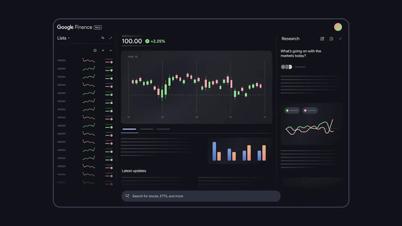 日本!AI統合ベータ版「Google Finance」展開拡大 – Jetstream Google Finance