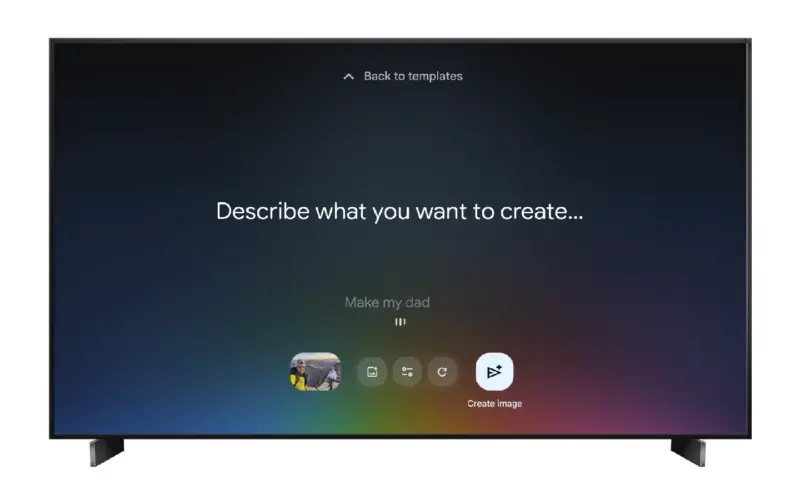 Google TV の Gemini で写真・動画を生成できる機能が米国で展開