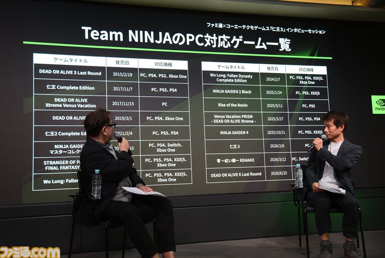 伊織もえさんや『仁王3』柴田Pも駆けつけ、ゲーミングPCの魅力に迫る。RTX 50シリーズ搭載ノートPCがずらりと揃った“NVIDIA Gamer Day”リポート