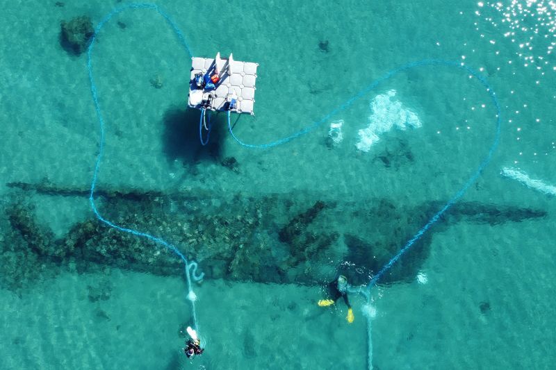 151の遺跡の大部分は沈没船と特定された/Felipe Cerezo Andreo