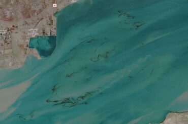 イランでの戦争による原油流出、衛星画像で確認　ペルシャ湾 - CNN.co.jp