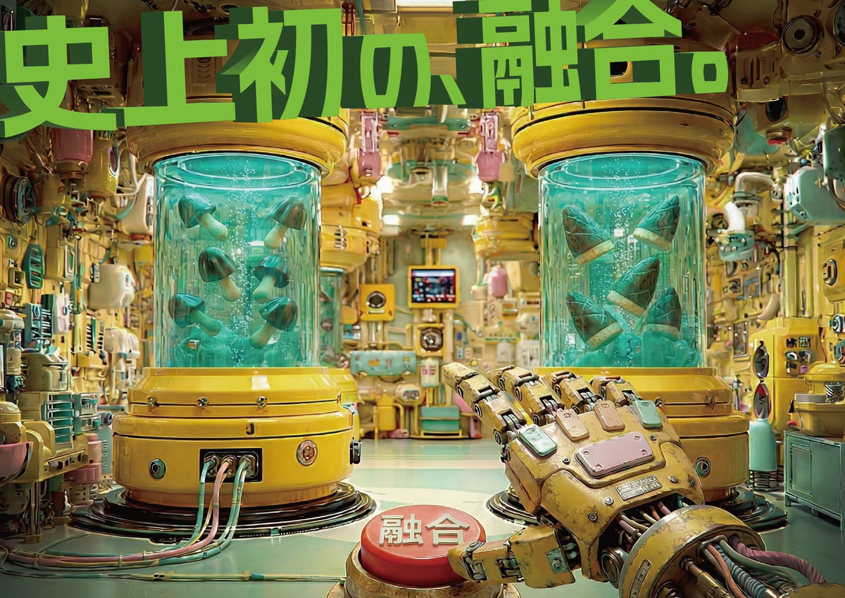 AIが考えた「きのこたけのこ戦争」の結末は“融合”？ 「きたきたのこのこの山里」発売 – ITmedia