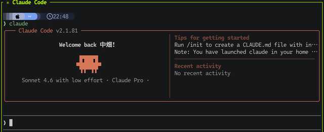 ClaudeCode操作画面
