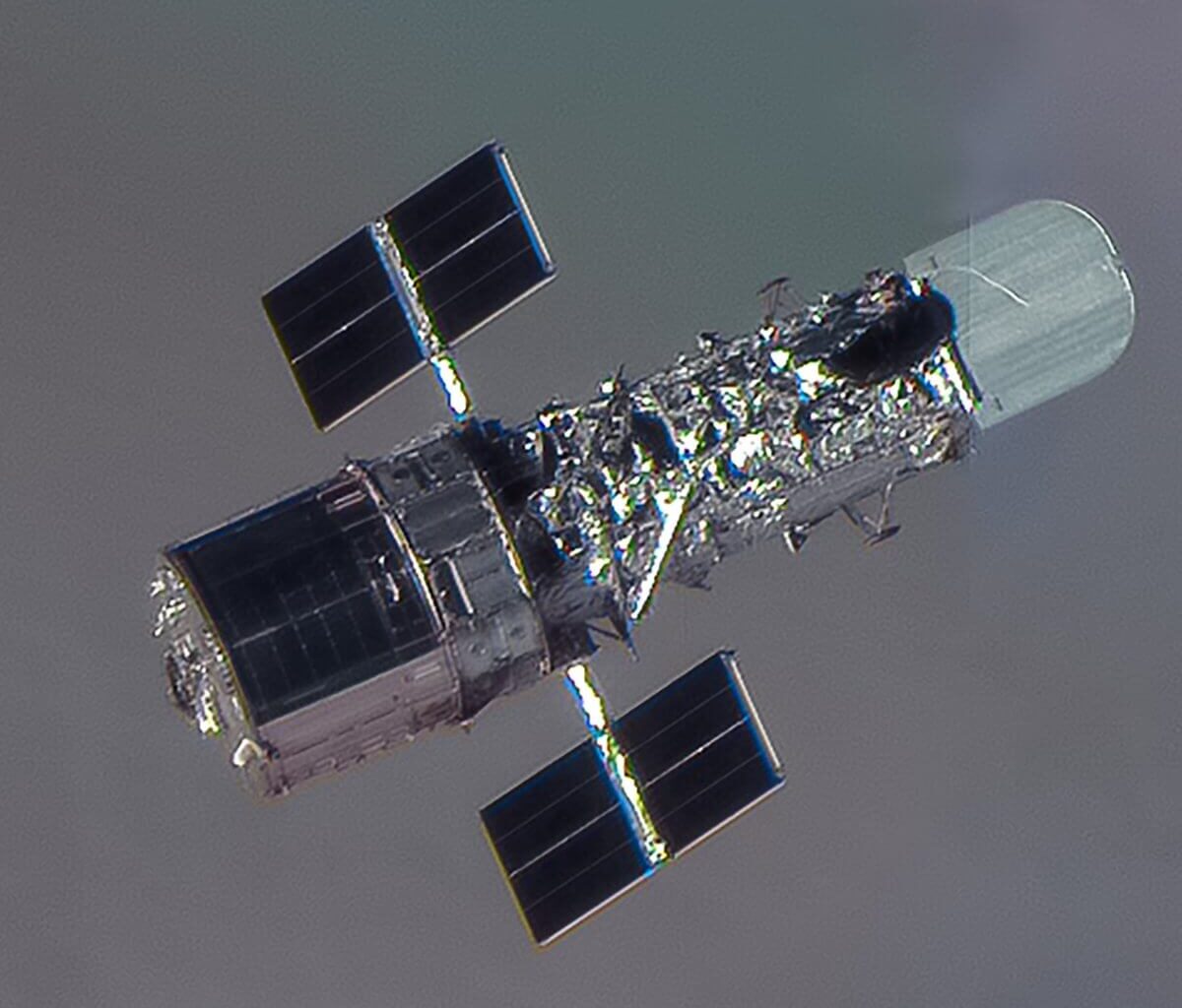 Vantorが自社の衛星で撮影し、2026年4月に公開したHubble（ハッブル）宇宙望遠鏡の画像（Credit: Vantor）