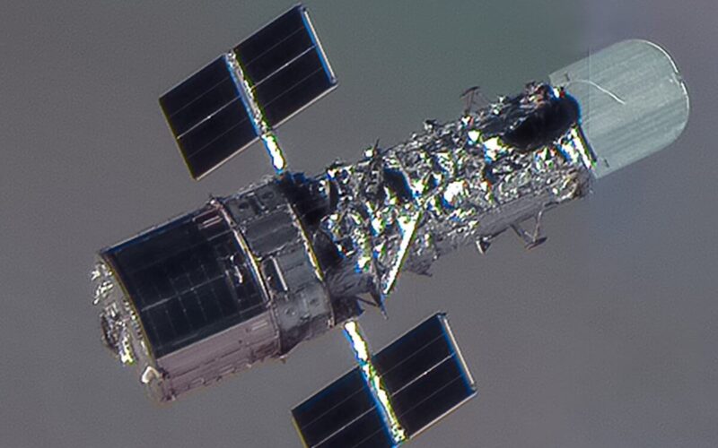 Vantorが自社の衛星で撮影し、2026年4月に公開したHubble（ハッブル）宇宙望遠鏡の画像（Credit: Vantor）