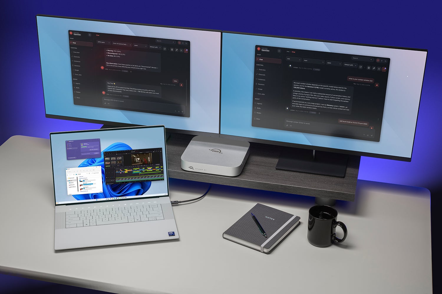 Other World Computing, OWC Stack AI™︎ を発表　世界初* Thunderbolt™ 5対応 AIアクセラレーター兼ストレージハブ「AIを手元に」新しい選択肢を提供