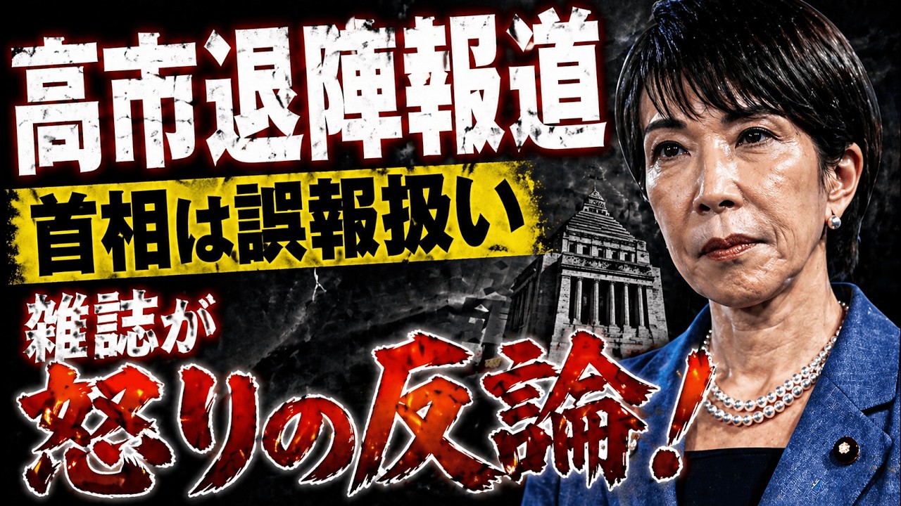 高市首相の退陣報道。誤報と否定されて雑誌が怒りの反論！元博報堂作家本間龍さんと一月万冊