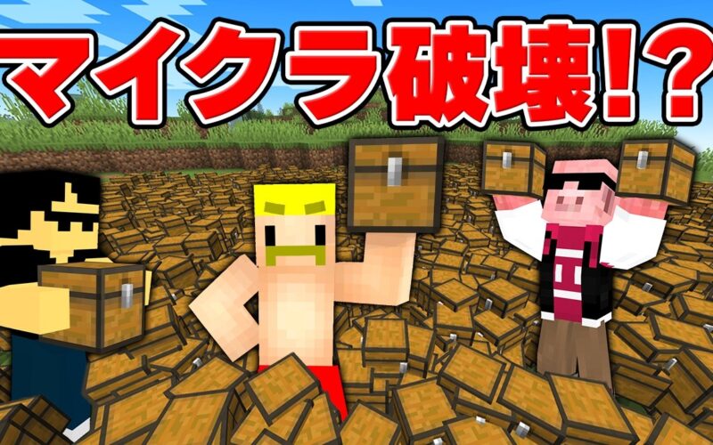 サーバーをぶっ壊せ！マイクラ破壊RTA対決！【マイクラ】