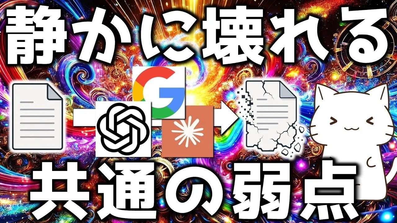 GPT/Gemini/Claudeに共通する落とし穴？Microsoftの最新論文が面白かったので解説してみた