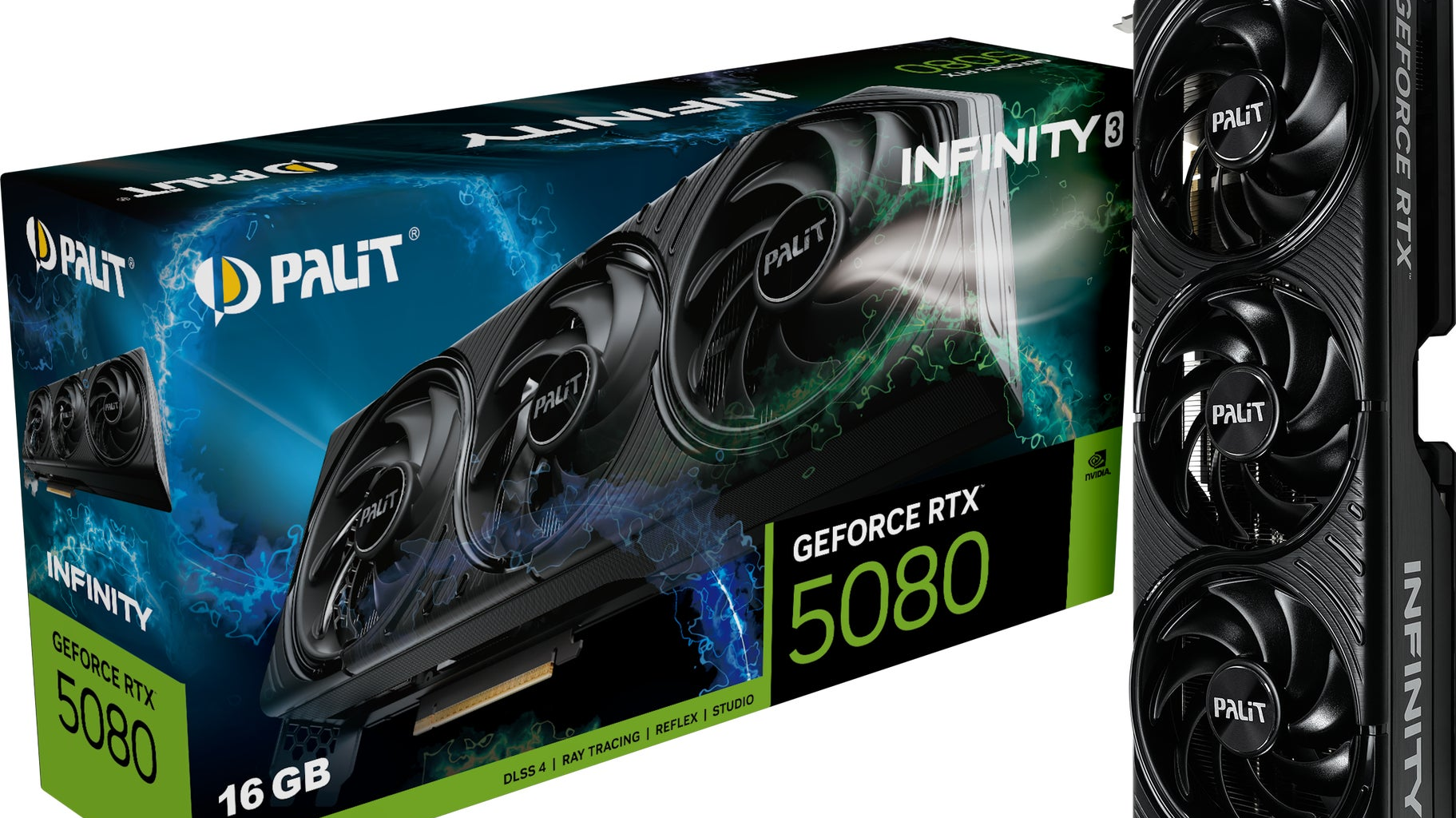 PALIT、NVIDIA® GeForce RTX™ 5080 Infinity 3シリーズグラフィックカードを発表