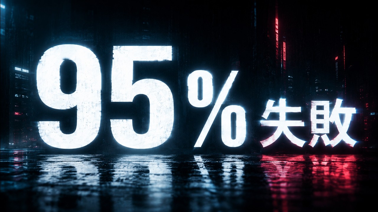 なぜAI開発は95%失敗するのか｜エージェント時代の設計ミス