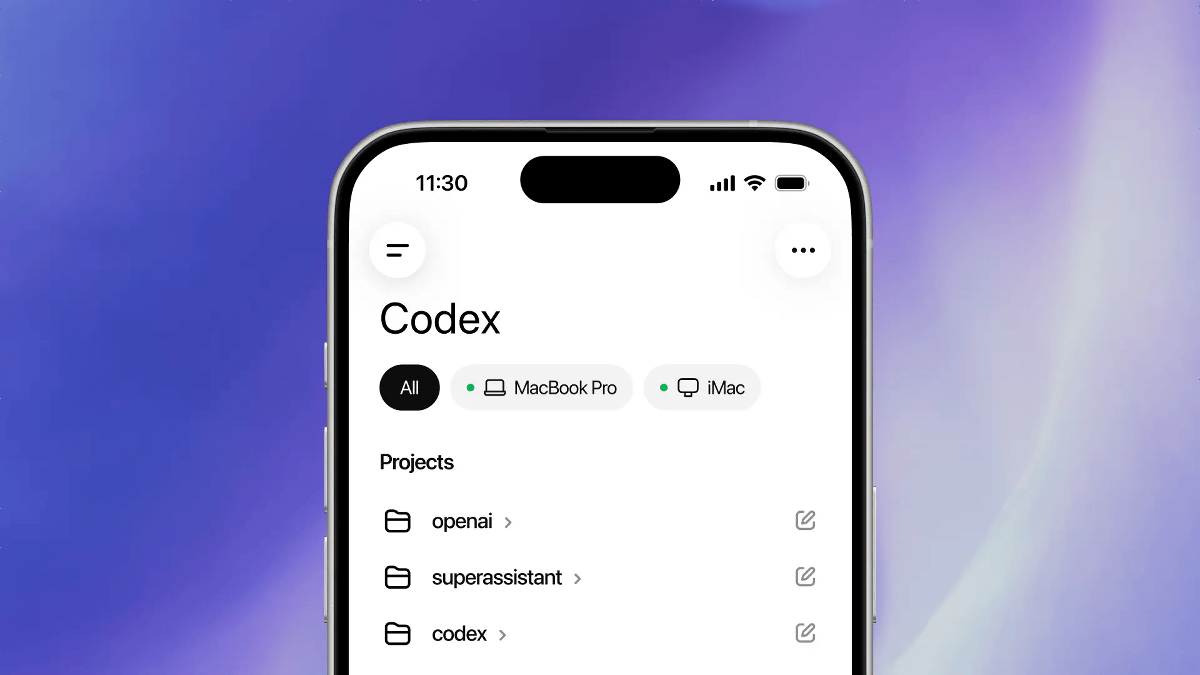 ChatGPTのスマホアプリにCodexへの指示機能が追加される、PCを開かずともCodexでエージェントコーディングやPC自動操作を実行可能 - GIGAZINE