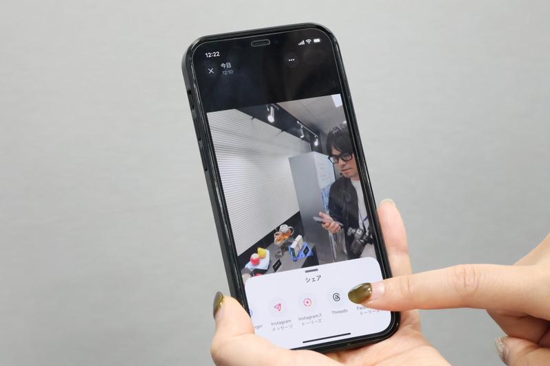 SNSにシェアしやすい導線も用意されており、「撮る→アプリで確認→SNS投稿」が完結する設計に。