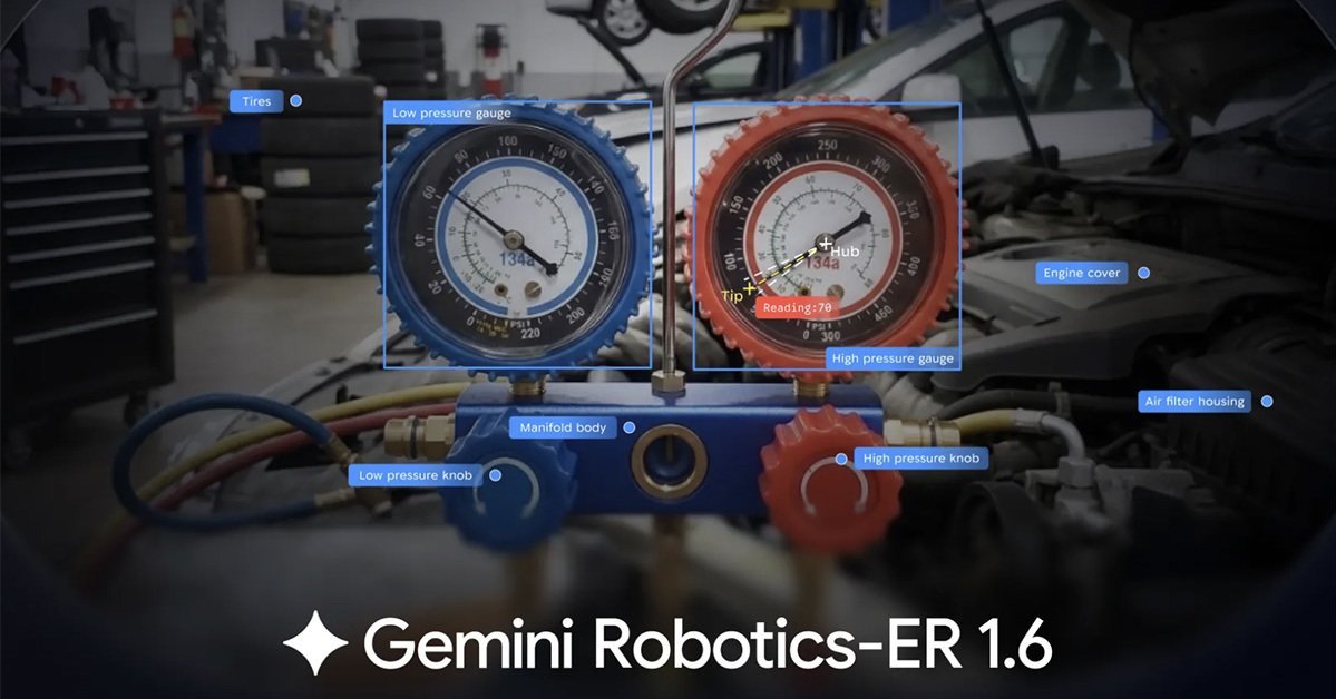 ロボットが計器読み取り可能に、Googleが産業現場向けAIモデル「Gemini Robotics-ER 1.6」発表　Boston Dynamicsとも連携 - ITmedia AI＋
