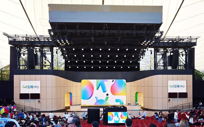  Google I/O 2026の基調講演会場