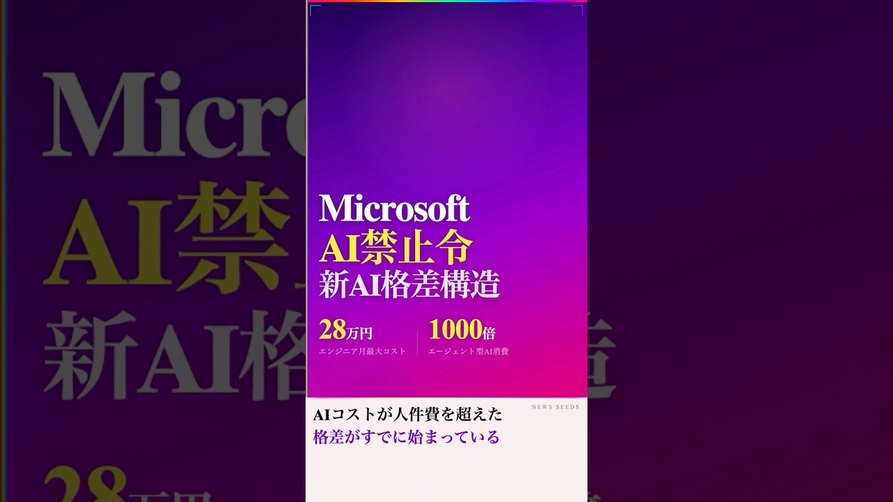 MicrosoftがAI禁止令。なぜMicrosoftは自社エンジニアのAIを禁止したのか？