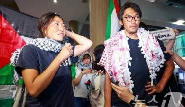 韓国人活動家の拘束・虐待主張、イスラエル大使館が全面否定　写真枚　国際ニュース：AFPBB News