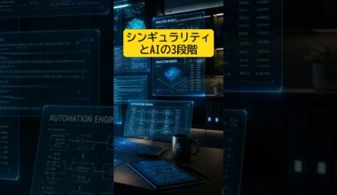 今のAI・エージェント型AI・AGI・シンギュラリティの違いとは【AI進化①】