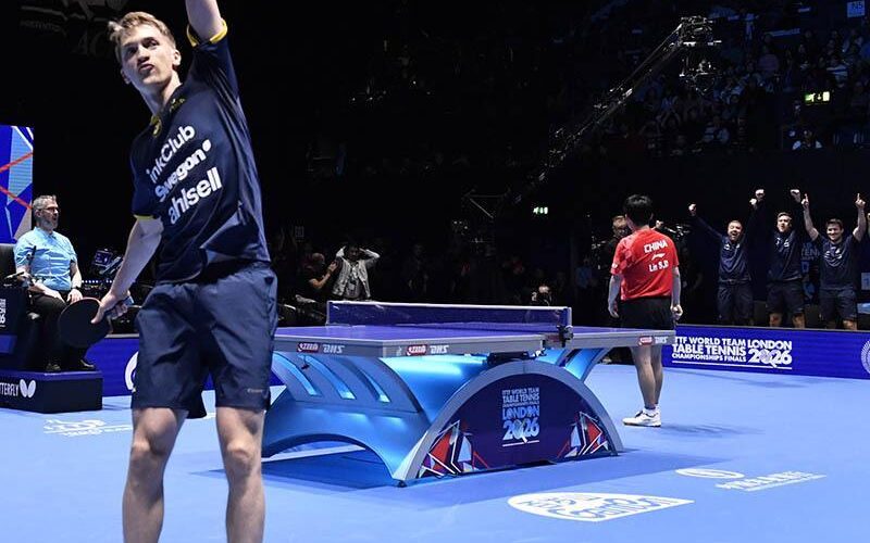 【世界卓球】中国男子、スウェーデンに敗れて予選リーグ衝撃の2敗。3位で決勝トーナメントへ進む可能性が濃厚（卓球王国） - Yahoo!ニュース