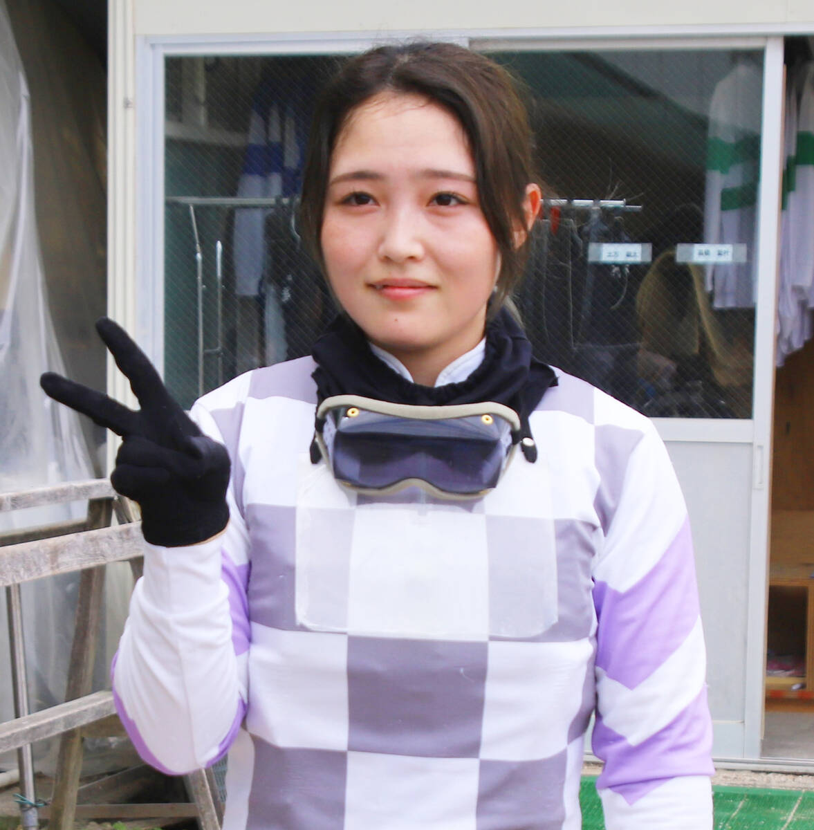 １日３勝を挙げた佐々木世麗騎手（カメラ・川崎　俊介）